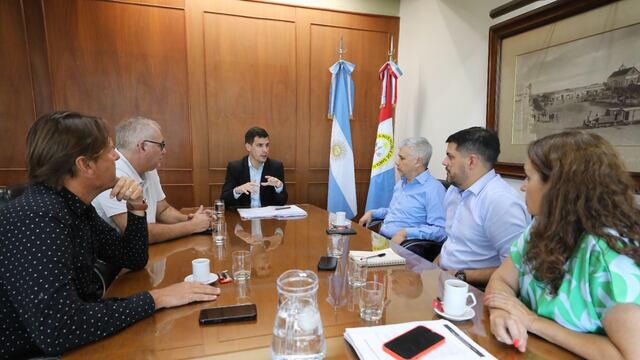 Reunión del intendente de Rafaela, Leonardo Viotti con el Centro Comercial e Industrial de Rafaela y la Región (CCIRR)