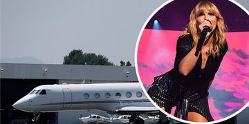 Las primeras imágenes de Taylor Swift en la Argentina. (Captura)