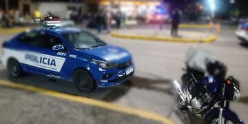 La zona del choque. (Policía)