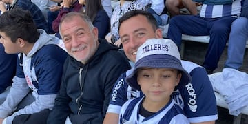 Felices con el triunfo de Talleres y mirando para adelante con sus candidaturas: Luis Juez y Rodrigo de Loredo.