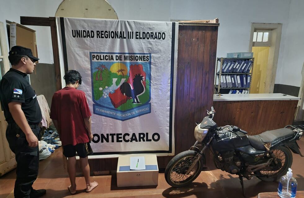 Joven de 21 años es detenido tras robo en Montecarlo