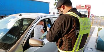 Control vehicular de la Agencia Provincial de Seguridad Vial
