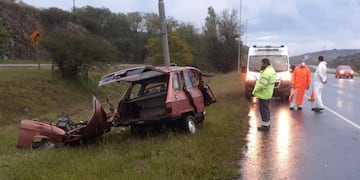 Accidente en autopista Córdoba-Carlos Paz.