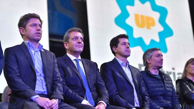 Sergio Massa durante el acto en Lomas de Zamora. Foto: Corresponsalía.