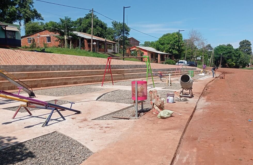 Se recuperó un espacio público del barrio San Lucas de Puerto Iguazú