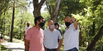 Inauguración de la Estación de Bombeo N°6 en el Parque Estancia La Quinta de Carlos Paz.