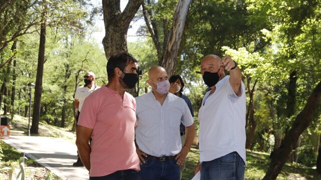 Inauguración de la Estación de Bombeo N°6 en el Parque Estancia La Quinta de Carlos Paz.