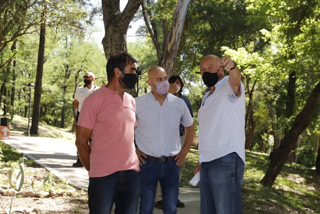 Inauguración de la Estación de Bombeo N°6 en el Parque Estancia La Quinta de Carlos Paz.