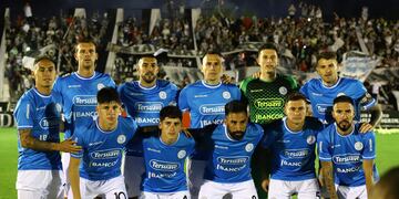 Los 11 de arranque de Belgrano para visitar a Gimnasia de Mendoza por la fecha 29 de la Zona A de la Primera Nacional. (Prensa Belgrano)