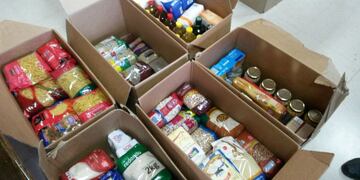 Donación de alimentos