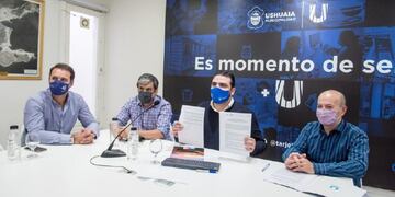 El Intendente Walter Vuoto rubricó un convenio donde los descuentos de la tarjeta +U se suman al Programa de Beneficios ANSES