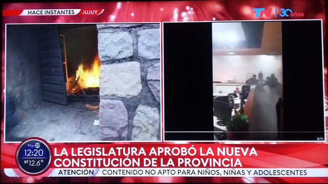 Los medios nacionales siguieron en vivo las dramáticas horas vividas el martes 20 de junio en Jujuy, cuando hubo un intento de tomar por asalto la Legislatura provincial, donde sesionaba la Convención Constituyente.