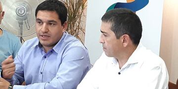 Los intendentes Juan Manuel Ojeda de Malargüe y Walther Marcolini de General Alvear