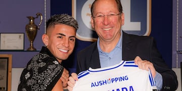 Thiago Almada, refuerzo del Olympique de Lyon.
