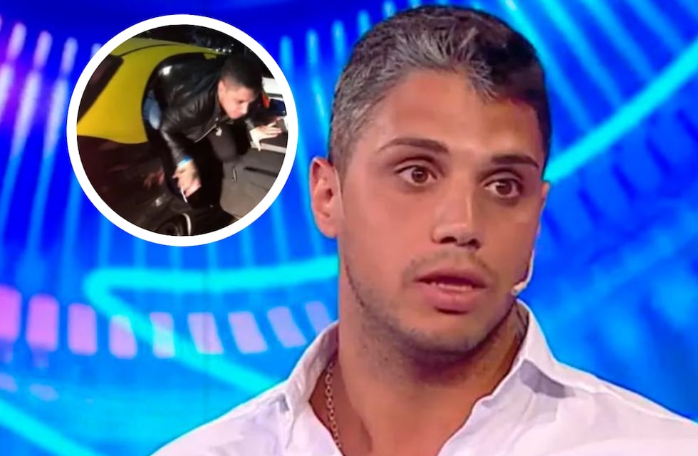 Tremendo blooper: el Conejo se cayó de un taxi y aterrizó en el asfalto cuando salía de una fiesta