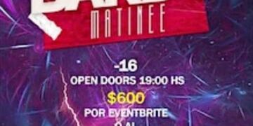 El flyer que promocionaba el supuesto matiné.