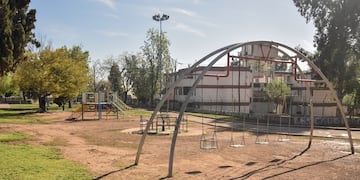 Una de las propuestas más votadas fue la construcción de un playón deportivo en la plaza Sargento Cabral de Godoy Cruz. Fuente MGC