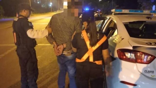 Ebrio, casi causa una tragedia en Oberá: por poco colisiona con un control policial.