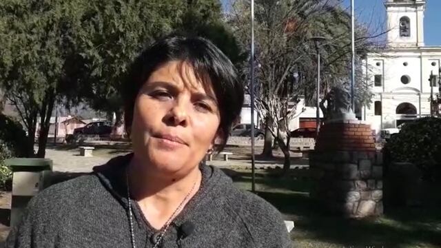 Andrea Gómez, secretaria de Turismo, Cultura y Producción de la Municipalidad de San Antonio, provincia de Jujuy.