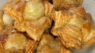 Los pastelitos de hojaldre.