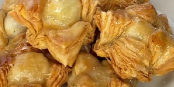 Los pastelitos de hojaldre.