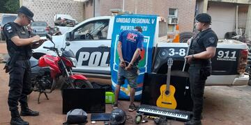 Puerto Esperanza: quedó filmado cuando robaba y terminó detenido.