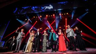 Noche de cierre del Festival Nacional de Tango en La Falda.