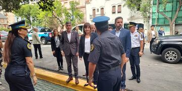 Patricia Bullrich ya está en Córdoba. (Foto Twitter @NacionalCórdoba)