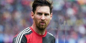 Messi se fue del Barcelona y los hinchas Leprosos sueñan con tenerlo en Rosario.