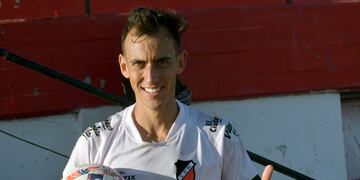 Bruno Nasta, goleador del Deportivo Maipú, de la Primera Nacional.