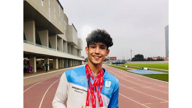 El rafaelino Tomás Mondino, una joya del atletismo nacional