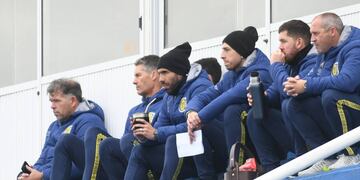 El "Apache" se mostró satisfecho con la actuación de la Academia ante Independiente.