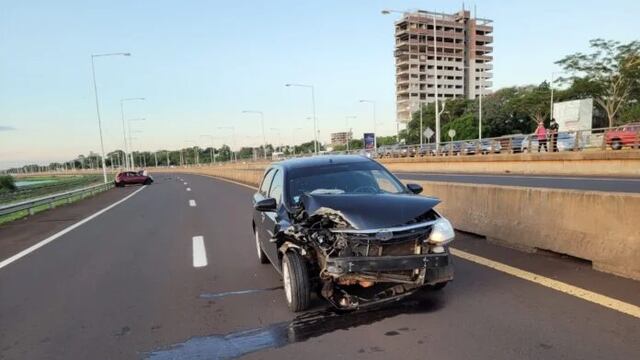 Accidente en el Acceso Sur de Posadas: una mujer sufrió heridas de consideración.