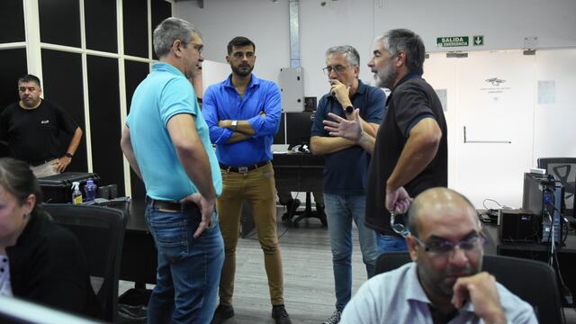 Personal de la UNRAF visitó el Centro de Monitoreo