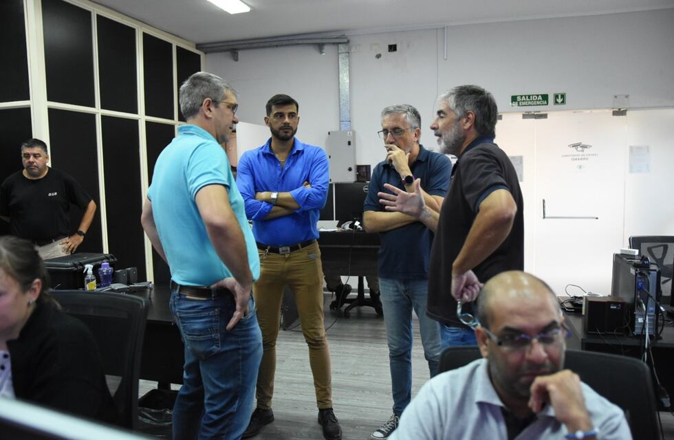 Autoridades del área tecnología de la UNRaf visitaron el Centro de Monitoreo: “Queremos tratar de integrarnos”