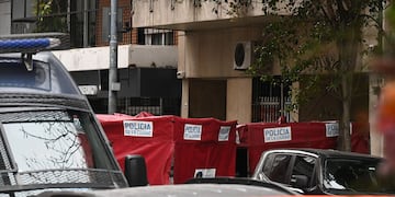 El ladrón fue abatido por los agentes luego de una persecución. (Gentileza Infobae)