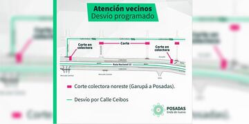 Se halla ejecutando obras en la colectora de la avenida Tulo Llamosas.