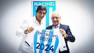 Gustavo Costas fue presentado como el nuevo entrenador de la "Academia. Foto: Prensa Racing