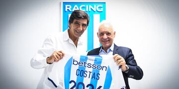 Gustavo Costas fue presentado como el nuevo entrenador de la "Academia. Foto: Prensa Racing