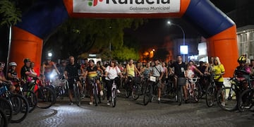 Nueva edición de la bicicleteada nocturna