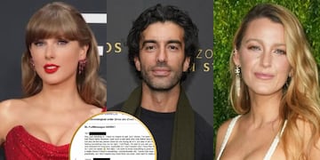 Taylor Swift, Justin Baldoni y Blake Lively.