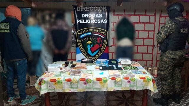 Posadas: desbarataron kiosco narco en la chacra 159.