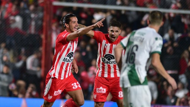 Joaquín Varela puso el 1-1 final, a los 52 del complemento para que Instituto salve un punto en casa ante Banfield. (Ramiro Pereyra / La Voz)