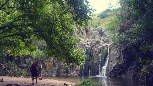 Cascada Los Cóndores, en Río Ceballos.
