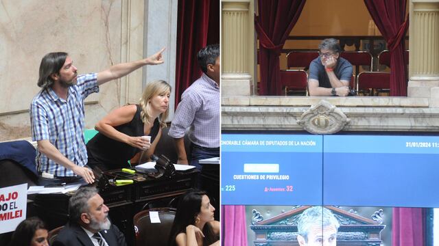 Tenso momento en Diputados: echaron a un hombre que insultó a Myriam Bregman (Federico López Claro).