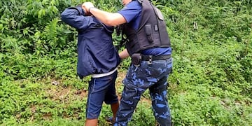 Detuvieron a un joven por el robo de cable subterráneo que dejó sin luz a gran parte de Puerto Iguazú.