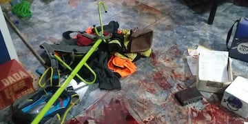 Violento asalto a un comerciante en barrio Arenales. (Captura video El Doce TV)