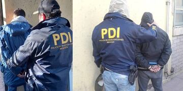 Los dos detenidos en Guaymallén.