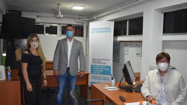 Se reinauguró la oficina de fiscalización de transporte en Azul