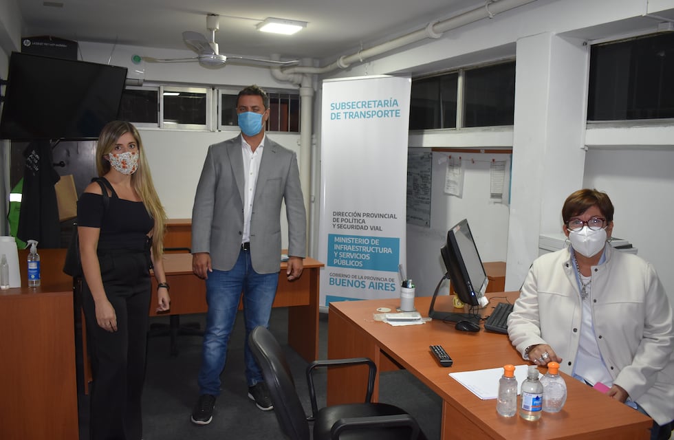 Reinauguraron la oficina de fiscalización de transporte en Azul